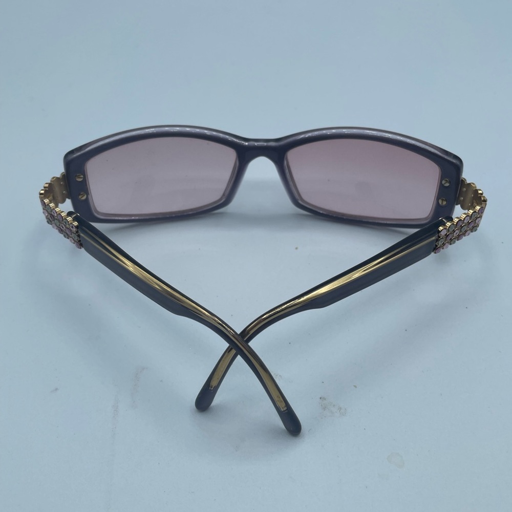 Swarovski purple sunglasses